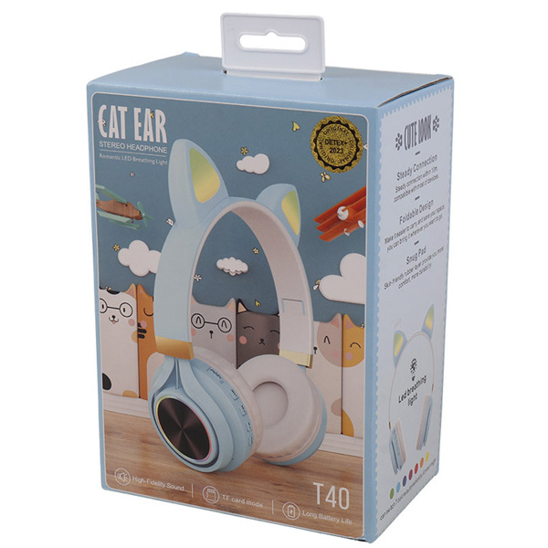 هدفون بلوتوثی مدل CAT EAR T40